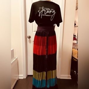 Multicolored skirt